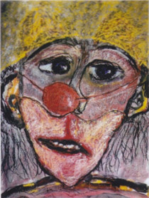 Clownsbild von Ursula Wirth