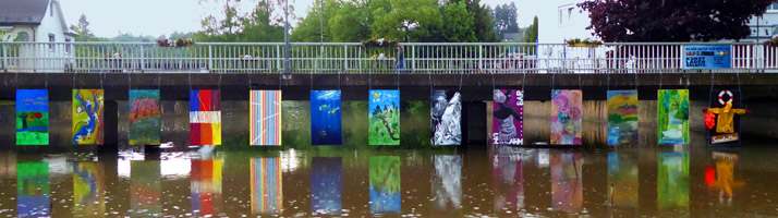 Bilder unter der Brücke