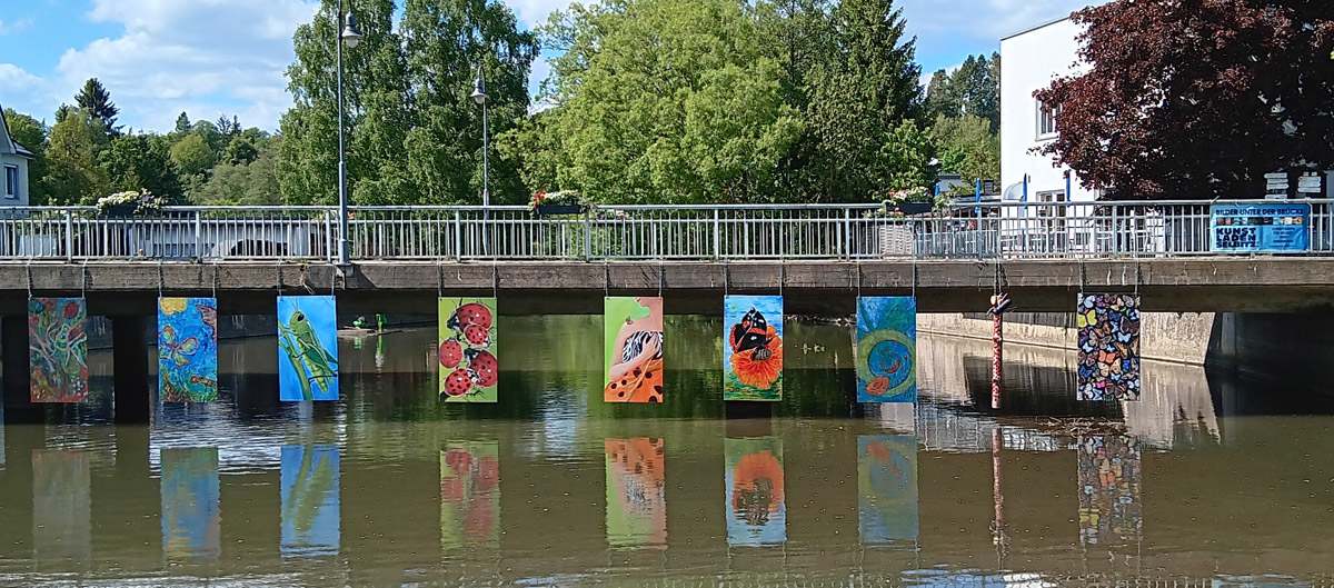 Bilder unter der Br&uuml;cke